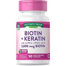Nature's Truth Biotin + Keratin 50s Capsules